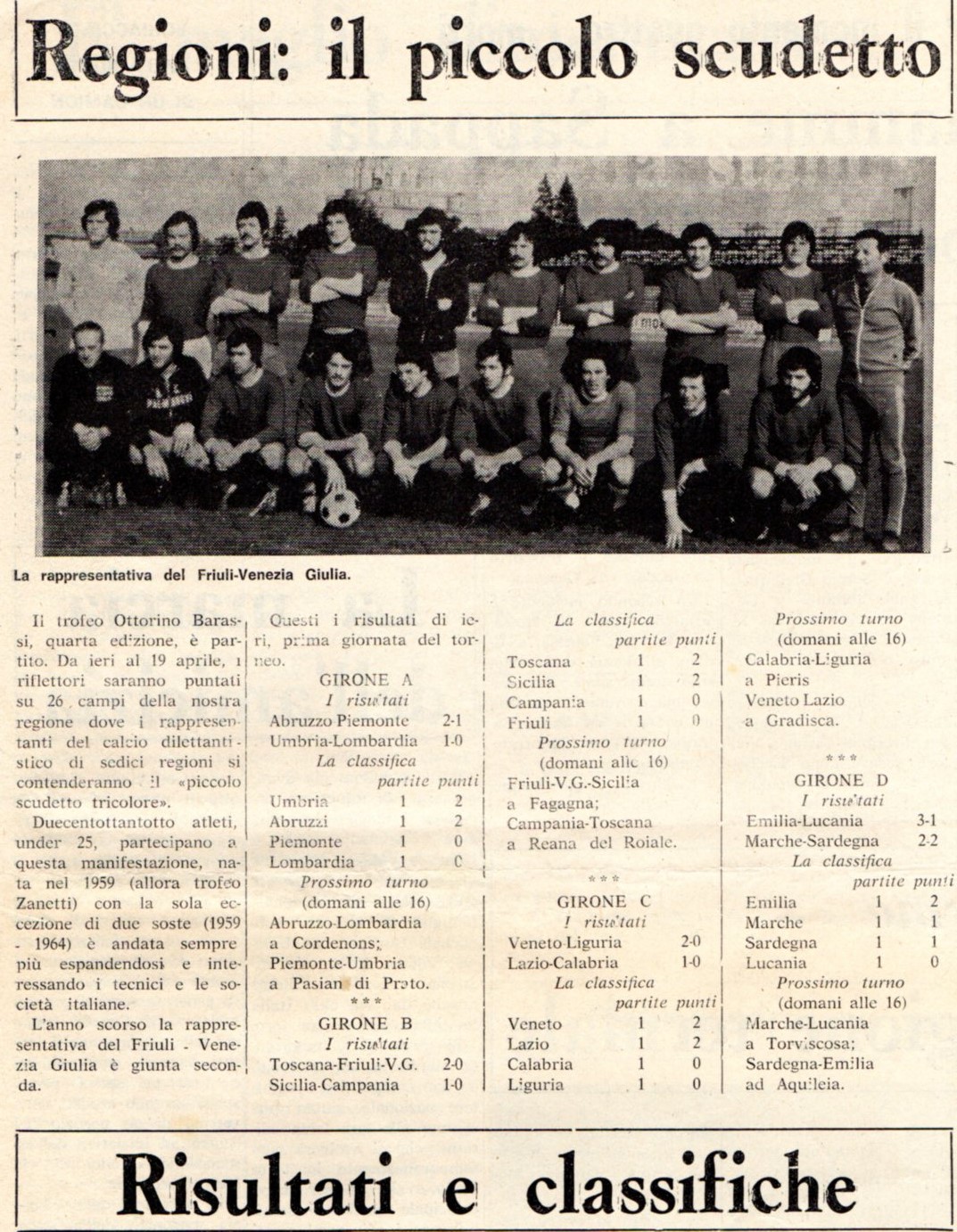 Di Blas giugno 1976 torneo delle regioni  12